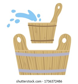 Montaje de fotos sobre el tema de tomar vapor en el baño. Ilustración vectorial.