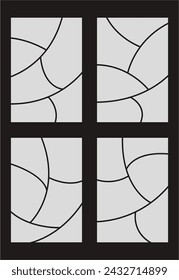 Set Pictures or photos frame collage abstract photo frames and digital photo wall template
