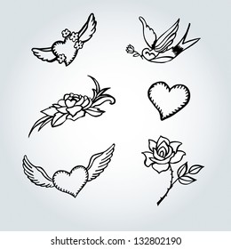 set of pictures for tattoo