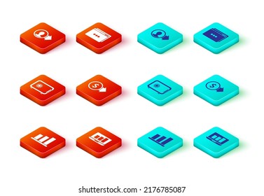 Set Pie chart infographic, Laptop with, Safe, Coin money dollar, Website template and Job promotion icon. Vector