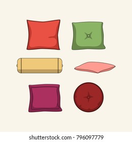 Set of pillows