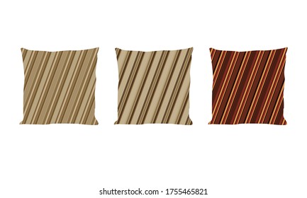 A set of pillows in pastel colors 2