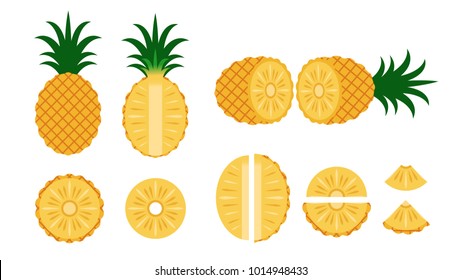 9,967 Half Pineapple Vector Images, Stock Photos & Vectors 