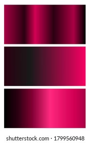 Conjunto de fondo y textura de gradiente rosa y negro para aplicaciones móviles o papel tapiz. Elemento de diseño vivo para banner, cubierta, pintura de pared. Diseño vectorial de pantalla moderna.