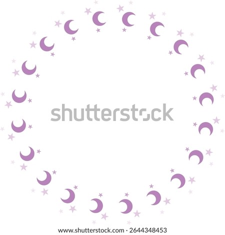 Set of pink radial  frames of cute hearts