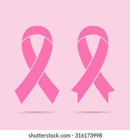 set of Pink Ribbon