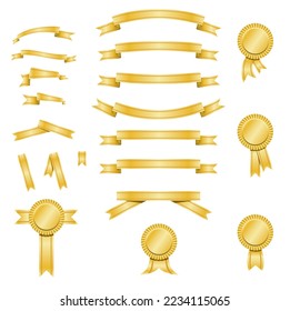 set of pink ribbons , badges and labels. flat design concept. branding and sale decoration. vector illustration. isolated on white background. 10 EPS.