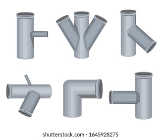 Set
pipes plumbing isolated. Vector stock illustration. Collection
pipes plumbing, pipeline, plastic pipe is insulated. Vector plumbing logo. Collection or set
pipes plumbing. Isolated logo, icon
