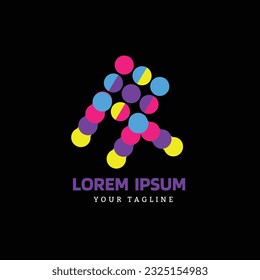 Set of Pixel Aero Logo designs concept vector, Modern Tech logo template designs