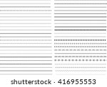 Set of pixel dividers design elements