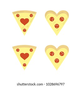 A set of pizza icons