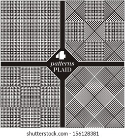 set of plaid patterns