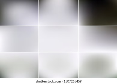 Set of Plain vector background designs
