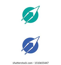 a set of plane icons