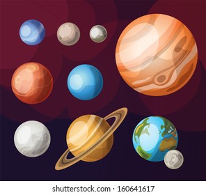 Set planets solar system
