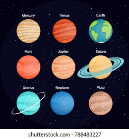 Names Of Planets Images Stock Photos Vectors Shutterstock