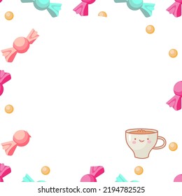 Set of planners and to do list with cute kawaii illustrations. Template for agenda, schedule, planners, checklists, notebooks, cards and other stationery. Vector