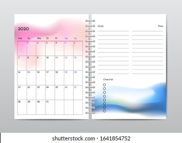 Set of planners for life and business, planner sheets, organizer for personal and work issues