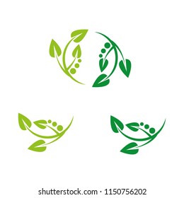 a set of plants icons
