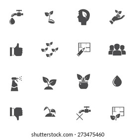 set of plant's icons