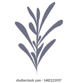 Set of plants. Vector stock illustration.