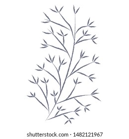 Set of plants. Vector stock illustration.