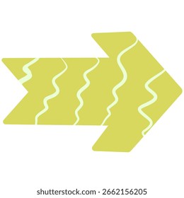 Set of playful colorful arrow vector with simple patterns, perfect for graphic design, banners, web elements, cards, planners, and creative projects.