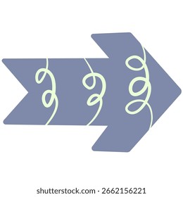 Set of playful colorful arrow vector with simple patterns, perfect for graphic design, banners, web elements, cards, planners, and creative projects.