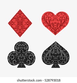 Ornamental Playing Card Stock Vector (Royalty Free) 177580793