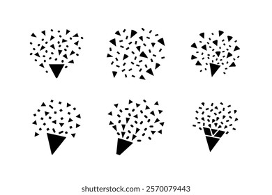 set of playing cards silhouette 