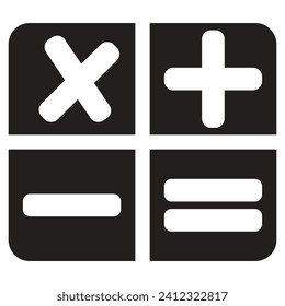  Set of plus, minus and cross, check marks isolated on white background. Can be used for many purposes. Trendy and modern vector
