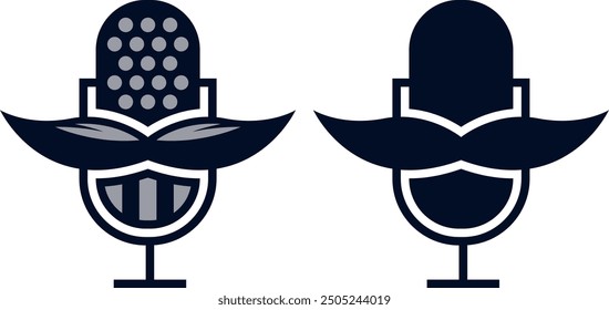 a set of podcast icons
