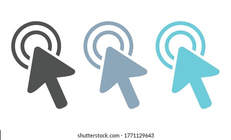 Set of Pointer Arrow Icons, Vector Design