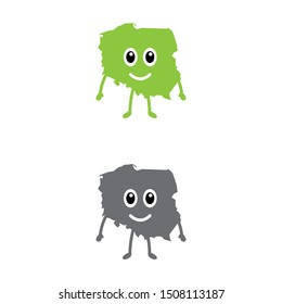 a set of Poland map mascots