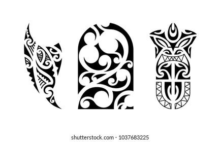 Maori Tattoo Images Stock Photos Vectors Shutterstock