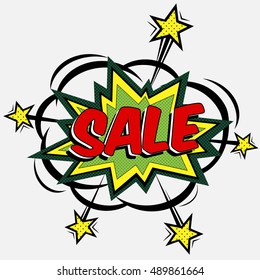 Set of pop art comic happy new year vector illustration. Decorative set of backgrounds for happy new year with bomb explosive.