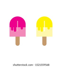 a set of popsicle  icons