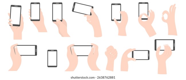 Set of popular hand pose different style. poses hand, 