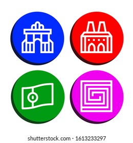 Set portuguese icons  Such as Rua augusta  National palace sintra  Portugal  Portuguese   portuguese icons