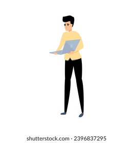 set of poses for community activities human