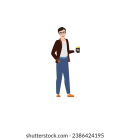 set of poses for men doing activities training