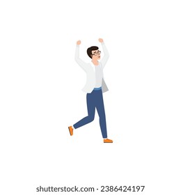 set of poses for men doing activities wellness