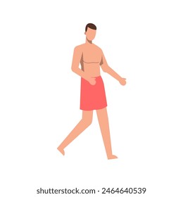 set of poses of people wearing pink clothes relaxing people