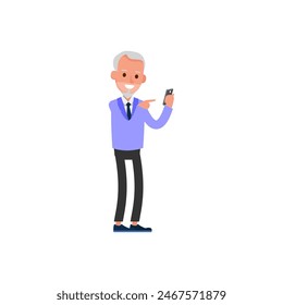 set of poses for world parents day people