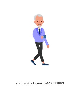 set of poses for world parents day people