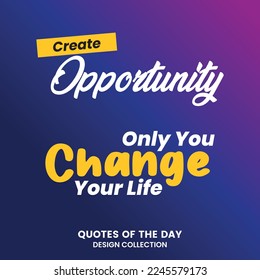 Set of positive quote lettering. Motivation phrases collection