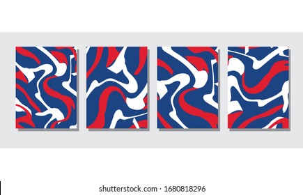 Set Poster Abstract Pattern Background - Red Blue White Minimal Jackson Pollock fits for :
Layout, Poster Background, Artwork, Design Exploration, Wall Art, Interior, Decore, etc