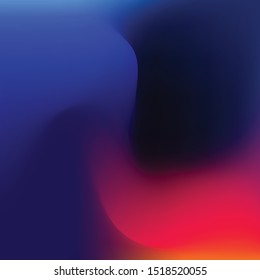 Set of poster covers with color vibrant gradient background. Trendy modern design. Vector templates for placards, banners, flyers, presentations and reports. Vector illustration. Eps 19