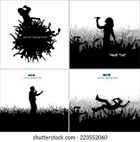 Set poster for music concert.