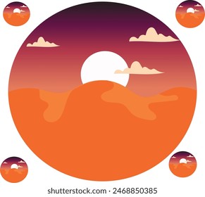 
Set of poster template with wild desert landscape. Design element for banner, flyer, card. Vector illustration Vector illustration. Good for banner, poster, greeting card, party card, invitation